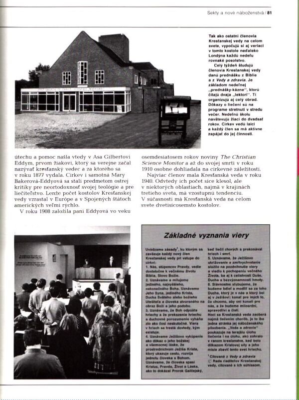 J. Allan, kol: VIERY A VYZNANIA