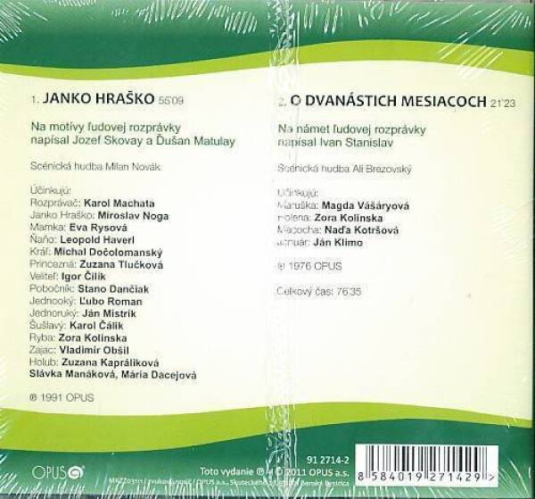 JANKO HRAŠKO / O DVANÁSTICH MESIAČIKOCH