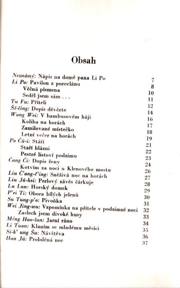 Boh. Mathesius: NOVÉ ZPĚVY STARÉ ČÍNY