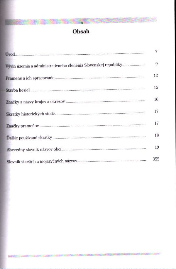 Milan Majtán: NÁZVY OBCÍ SLOVENSKEJ REPUBLIKY