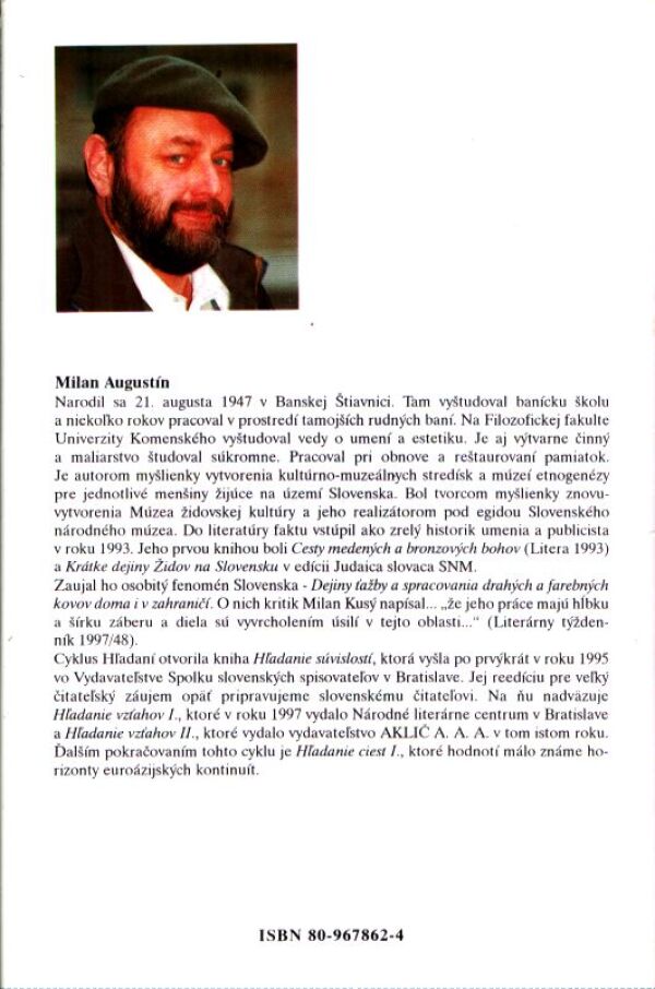 Milan Augustín: HĽADANIE CIEST I.