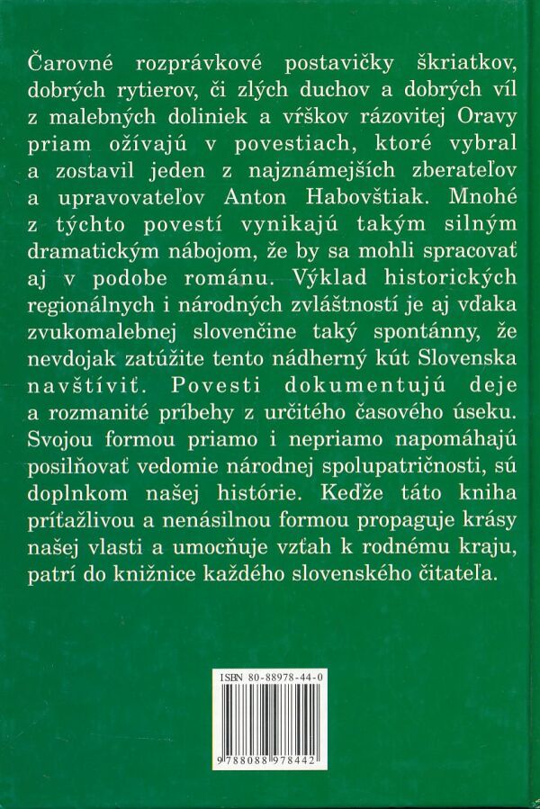 Anton Habovštiak: POVESTI ORAVSKEJ DOLINY
