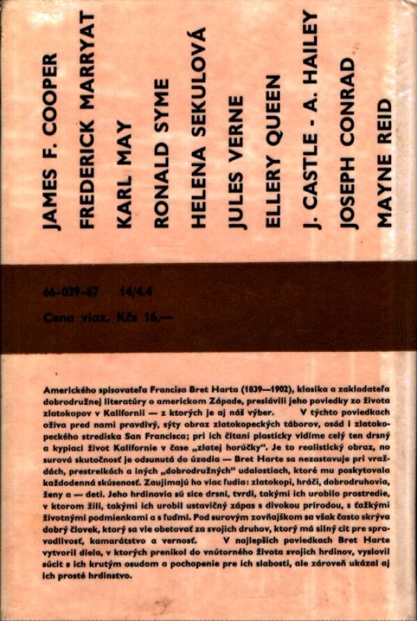 Francis Bret Harte: NA KALIFORNSKÝCH SIERRACH