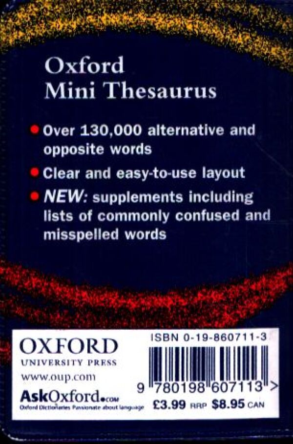 OXFORD - MINI THESAURUS