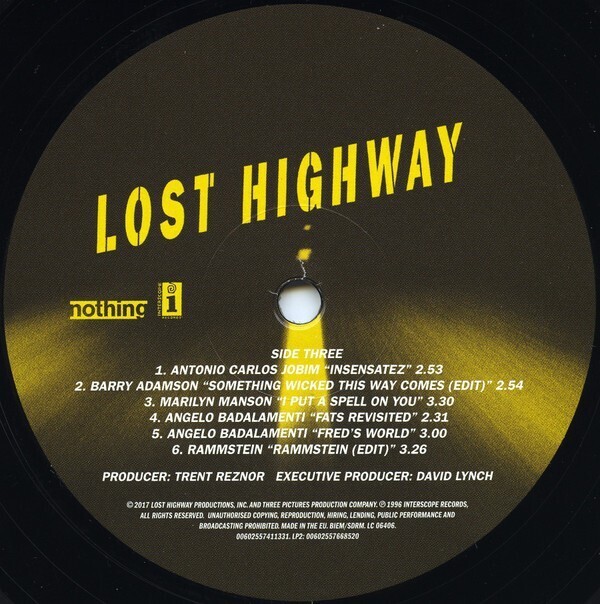 LOST HIGHWAY - 2 LP