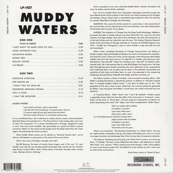 Muddy Waters: THE BEST OF MUDY WATERS - LP