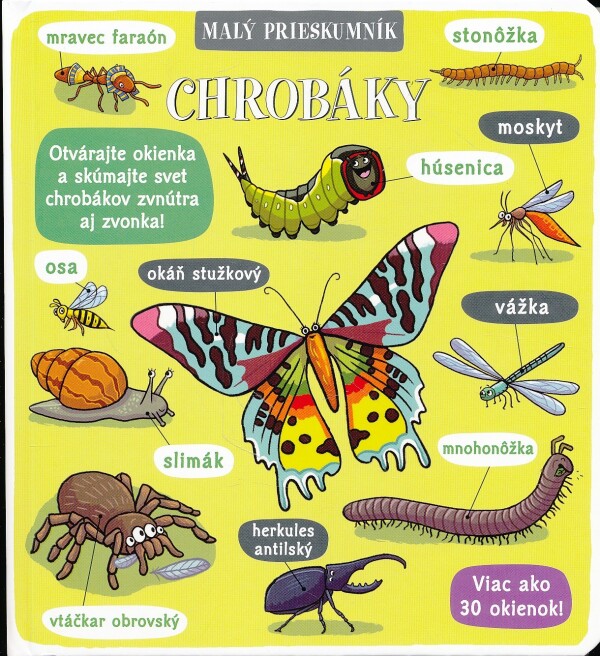 CHROBÁKY - MALÝ PRIESKUMNÍK - LEPORELO S OKIENKAMI