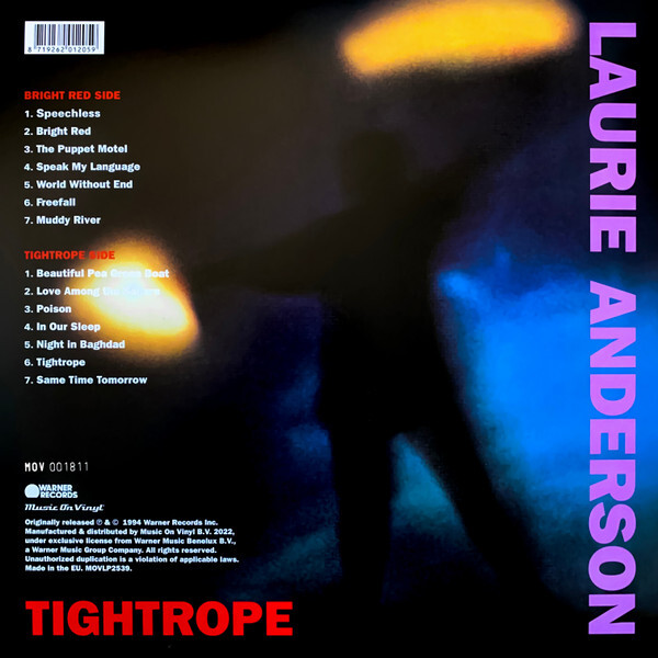 Laurie Anderson: BRIGHT RED - LP