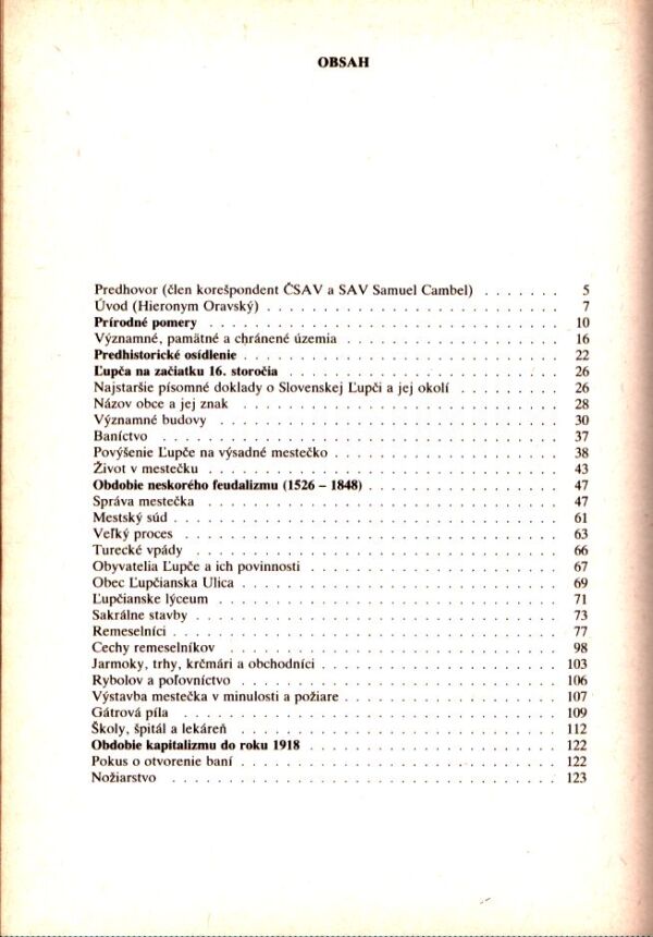 Hieroným Oravský: SLOVENSKÁ ĽUPČA