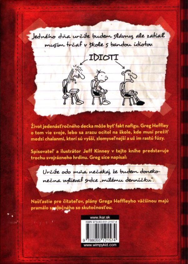 Jeff Kinney: DENNÍK ODVÁŽNEHO BOJKA