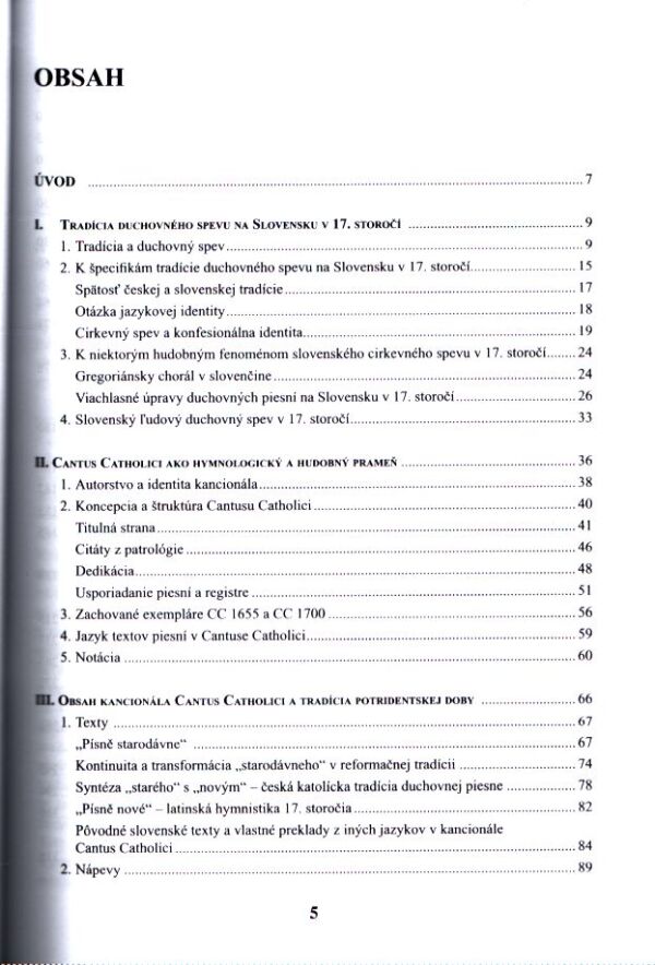 Peter Ruščin: CANTUS CATHOLICI A TRADÍCIA DUCHOVNÉHO SPEVU NA SLOVENSKU
