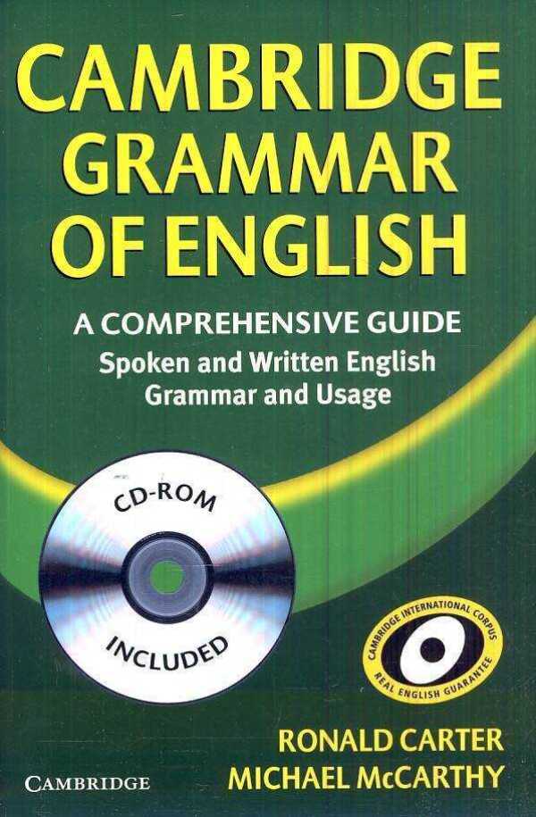 Ronald Carter, Michael McCarthy: CAMBRIDGE GRAMMAR OF ENGLISH + CD-ROM