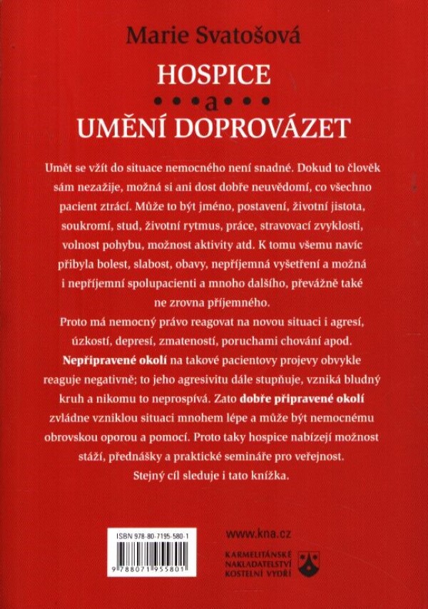 Marie Svatošová: HOSPICE A UMĚNÍ DOPROVÁZET