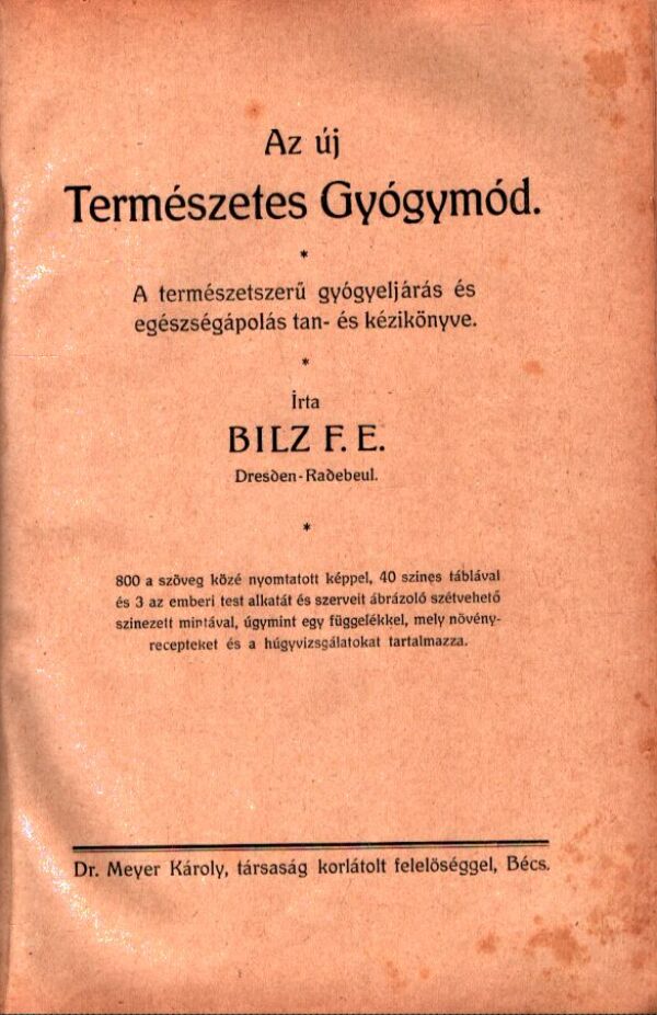 AZ ÚJ TERMÉSZETES GYÓGYMÓD